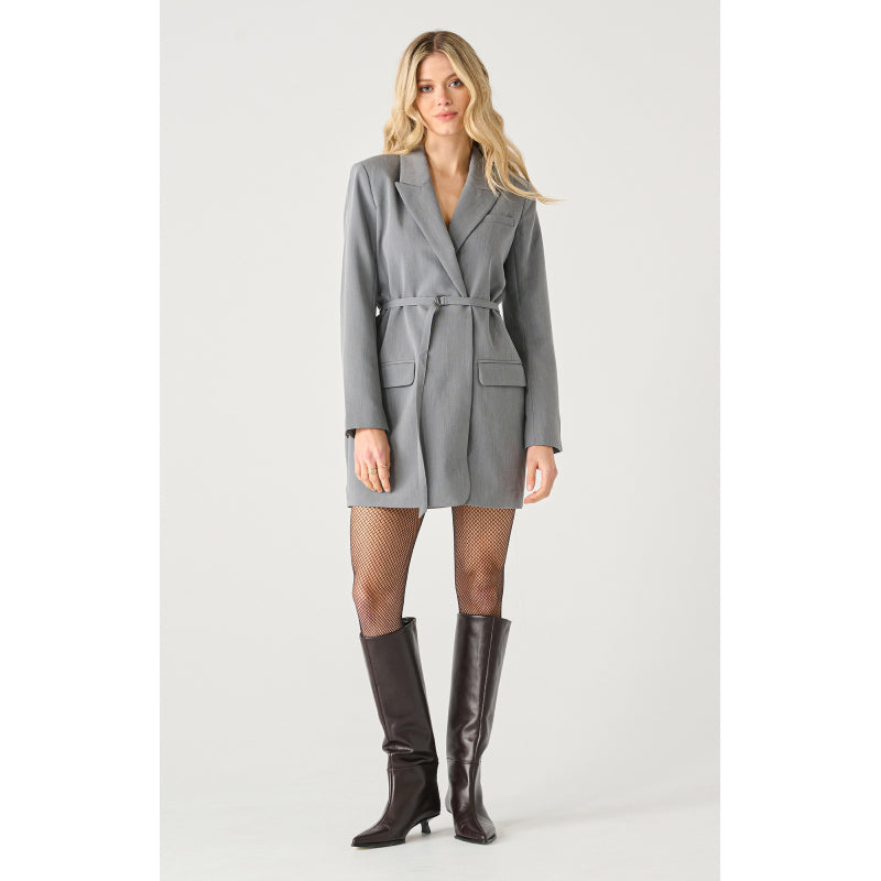 HOT Belted Blazer Dress Mango Belted Blazer Mini Dress MANGO