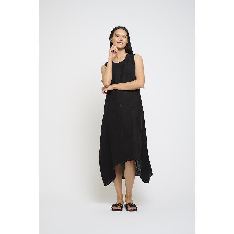 Pistache Sleeveless Maxi Linen Dress Pistache Sleeveless Maxi Linen Dress