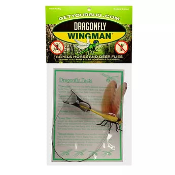 Get Your Bug Dragonfly Wingman Clip-On Deer and Horse Fly Natural Repellent