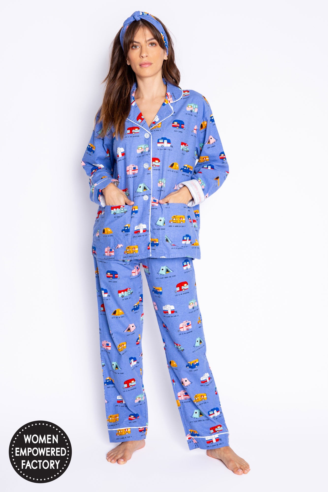 PJ Salvage Womens Loungewear Flannels Pajama Pj Set : : Clothing,  Shoes & Accessories