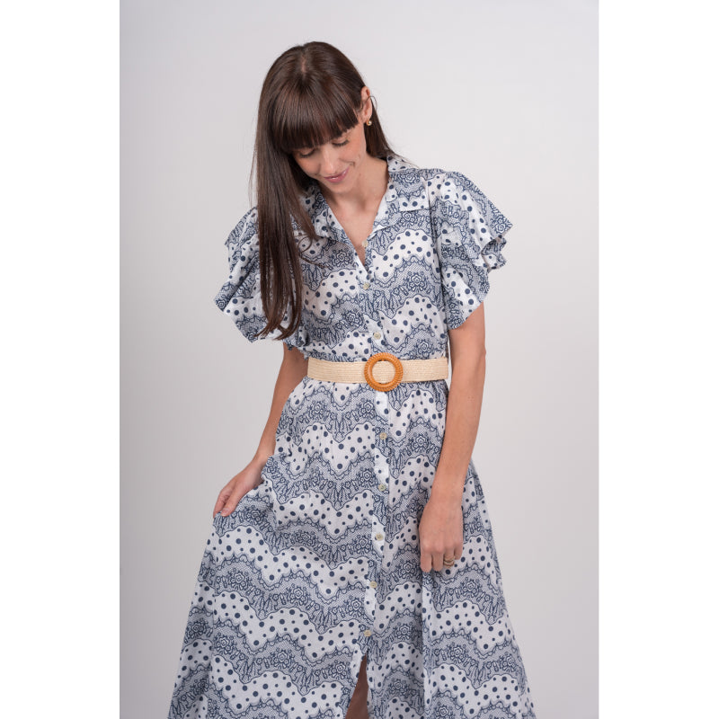 Me & Gee Cotton Dress with Print