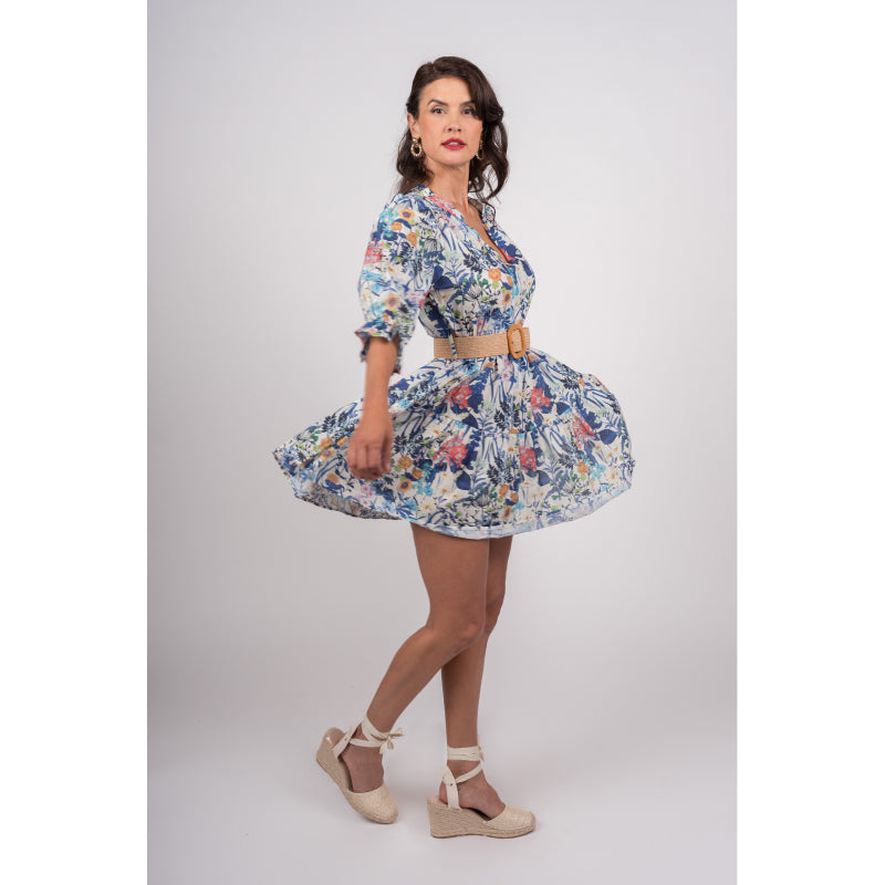 Julietta Short Printed Dress