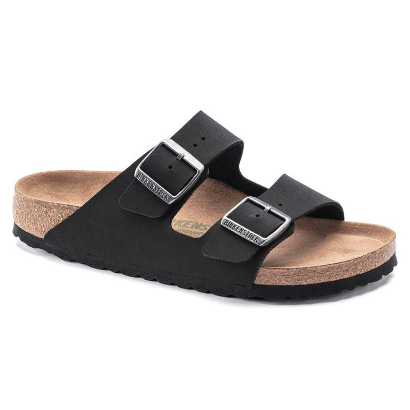 Birkenstock Arizona Vegan Black Birkibuc - Narrow