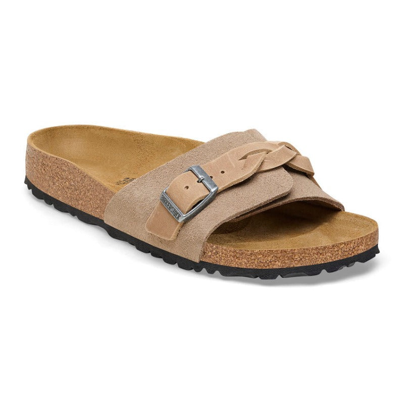 Birkenstock Braid Taupe Suede/Oiled Leather - Narrow