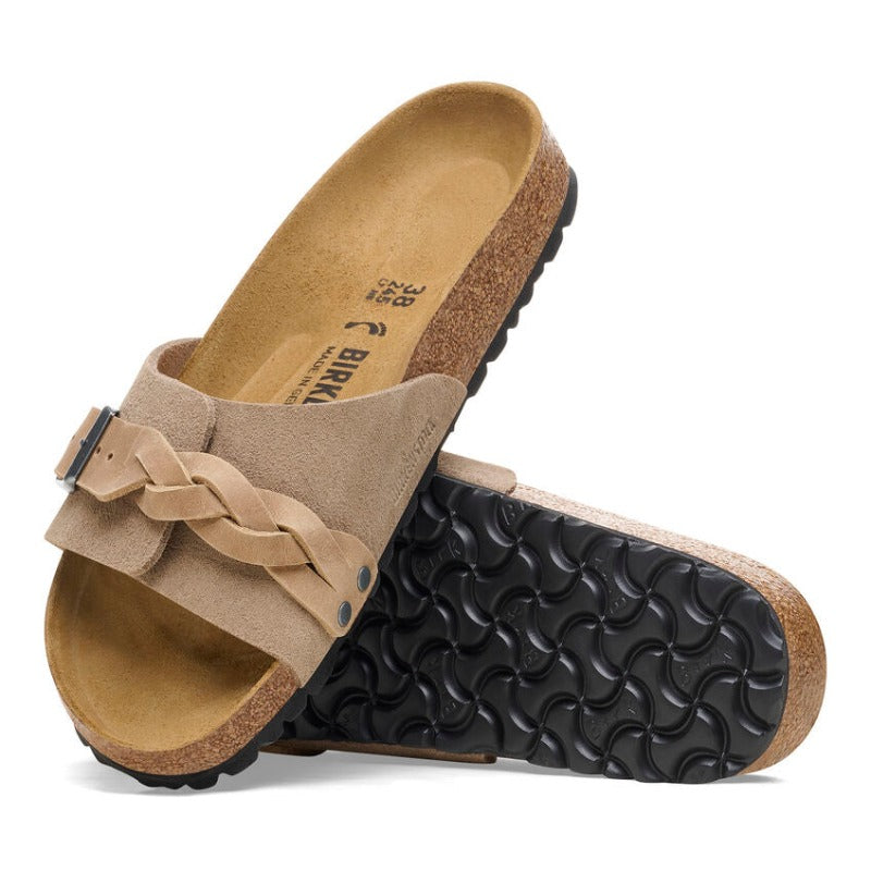 Birkenstock Braid Taupe Suede/Oiled Leather - Narrow