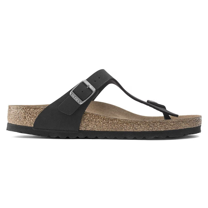 Birkenstock Gizeh Vegan Black Birkibuc - Regular