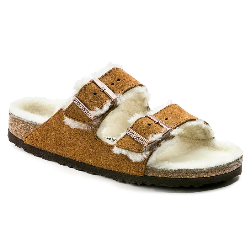 Birkenstock Arizona Vison Shearling Sandale - Régulier