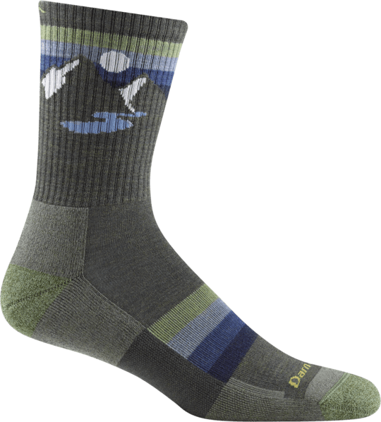 Darn Tough Men's Sunset Ridge Micro Crew Lightweight with Cushion