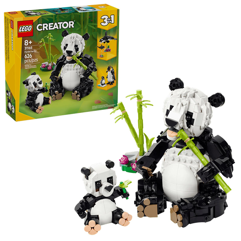 LEGO 3-in-1 Wild Animals Panda Family