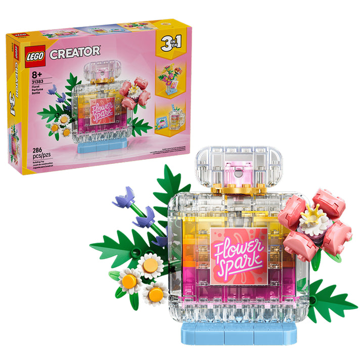 LEGO 3-in-1 Floral Decor Perfume Bottle