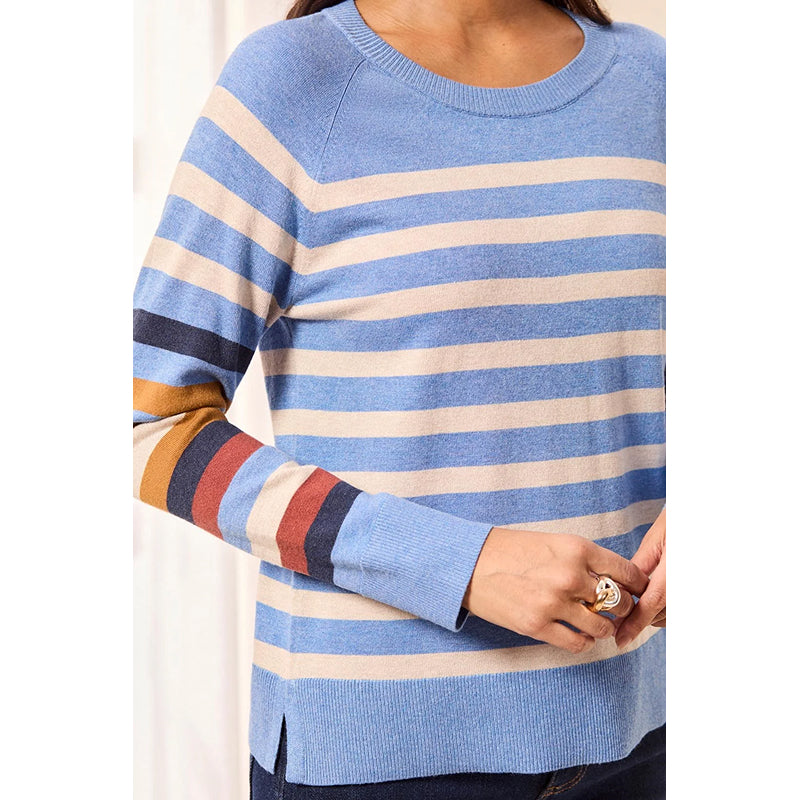 Tribal Long Sleeve Crew Neck Sweater
