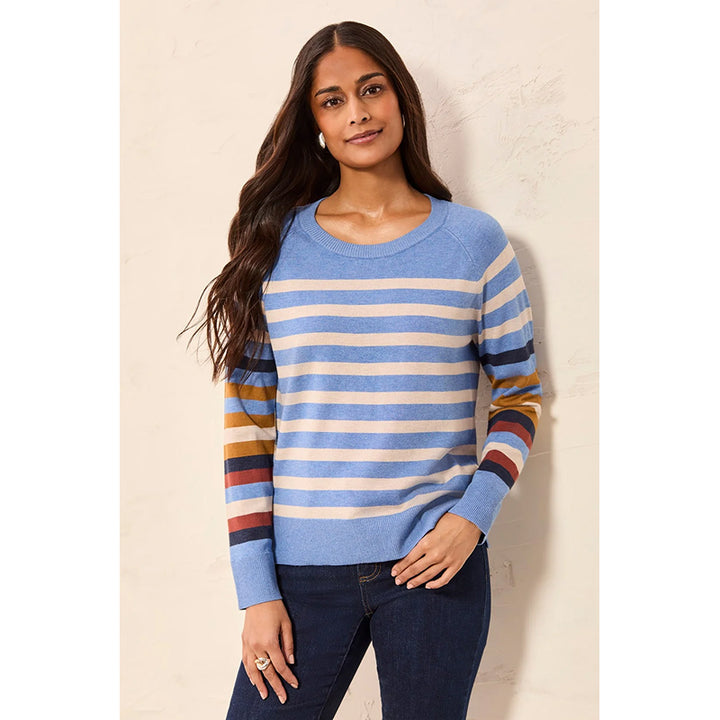 Tribal Long Sleeve Crew Neck Sweater