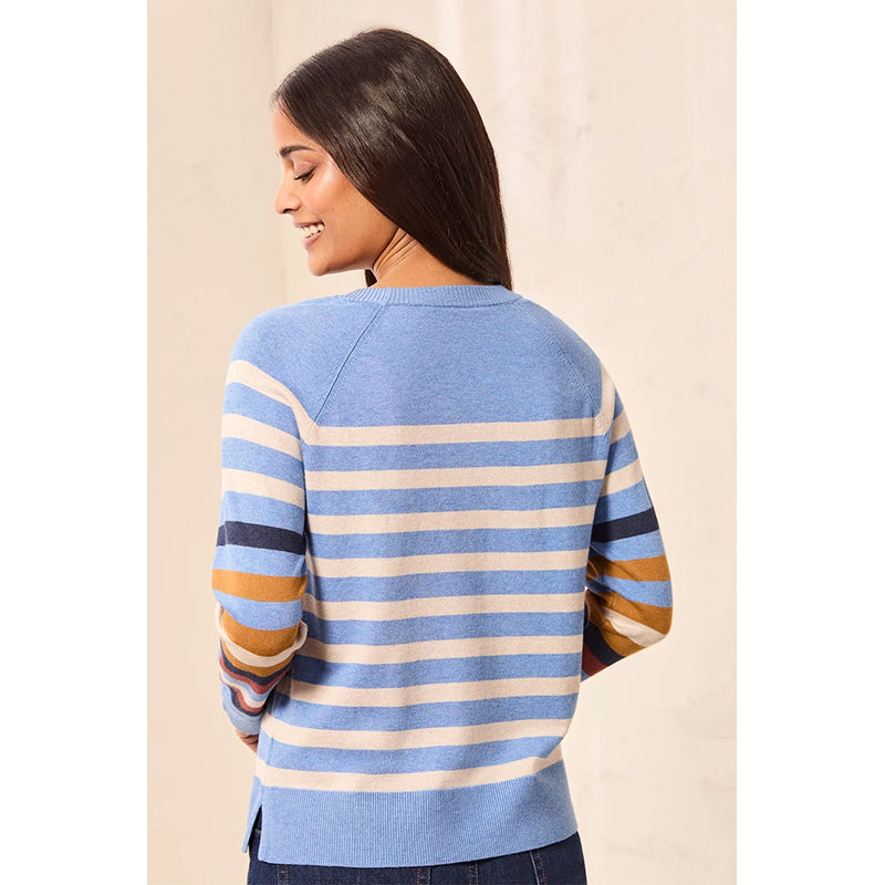 Tribal Long Sleeve Crew Neck Sweater