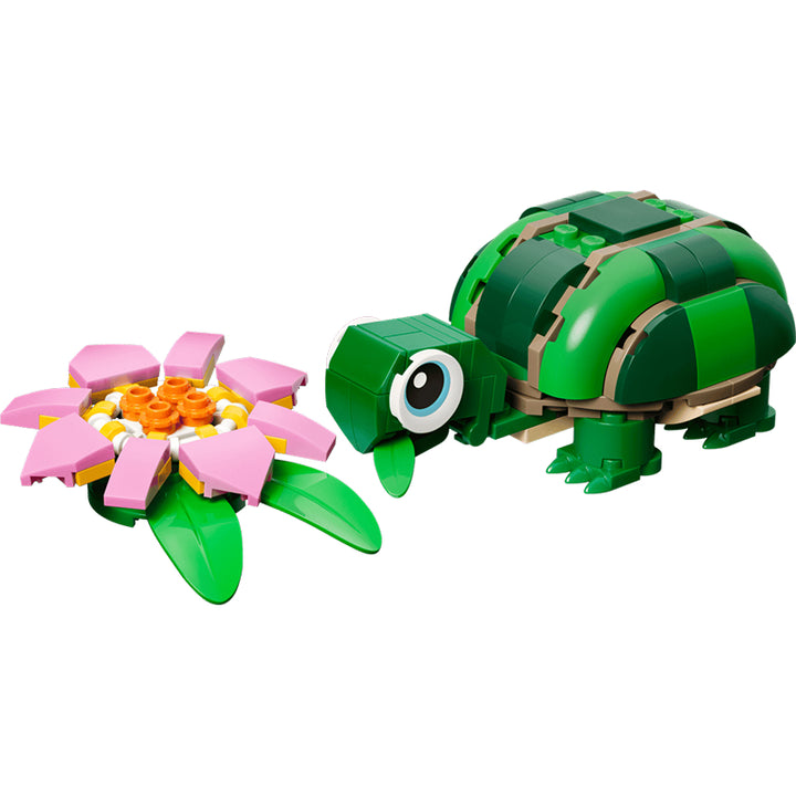 LEGO 3-in-1 Turtle with a Water Lily Flower