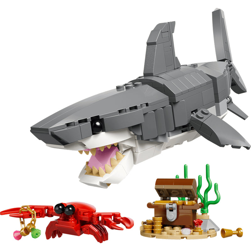 LEGO 3-in-1 Fierce Shark With A Treasure Chest