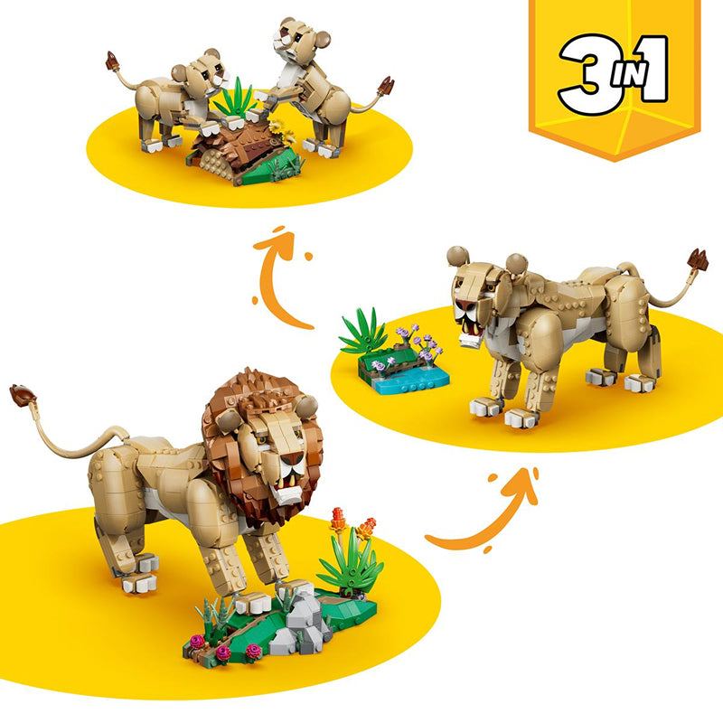 LEGO 3-in-1 Wild Animals : Majestic Lion
