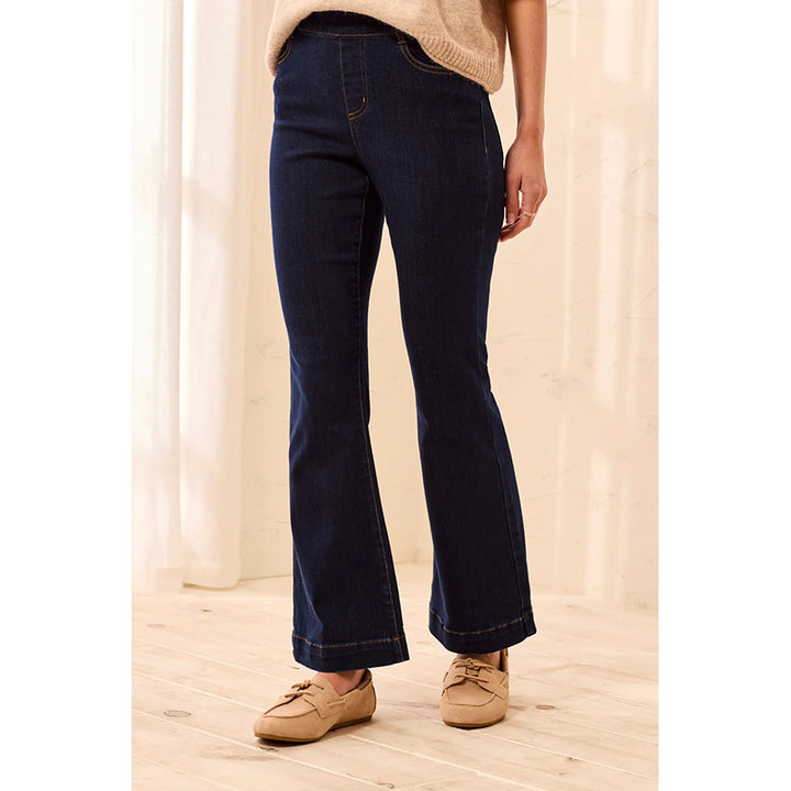 Jean évasé à enfiler en denim extensible Boundless Audrey de Tribal