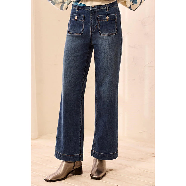 Tribal Sophia Curvy Super Straight Ankle Denim