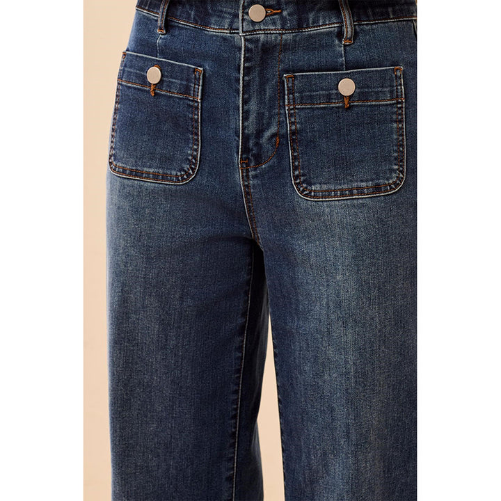 Tribal Sophia Curvy Super Straight Ankle Denim