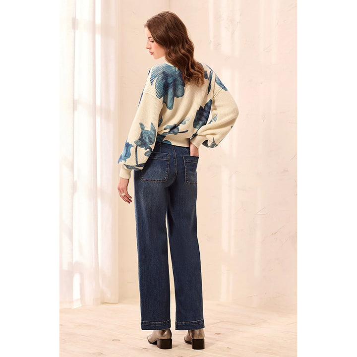 Tribal Sophia Curvy Super Straight Ankle Denim