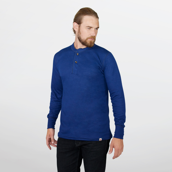 Stanfield's Men's Two Layer Merino Henley