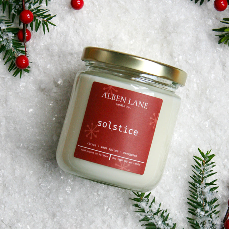 Alben Lane 8oz Candle - solstice