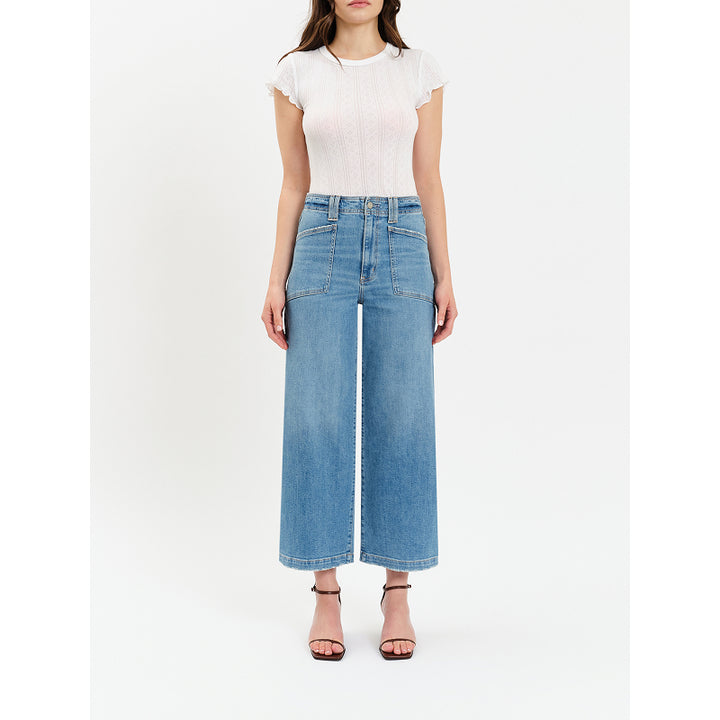 Daze Denim Valley Girl High Rise Patchpocket Ankle - Fave