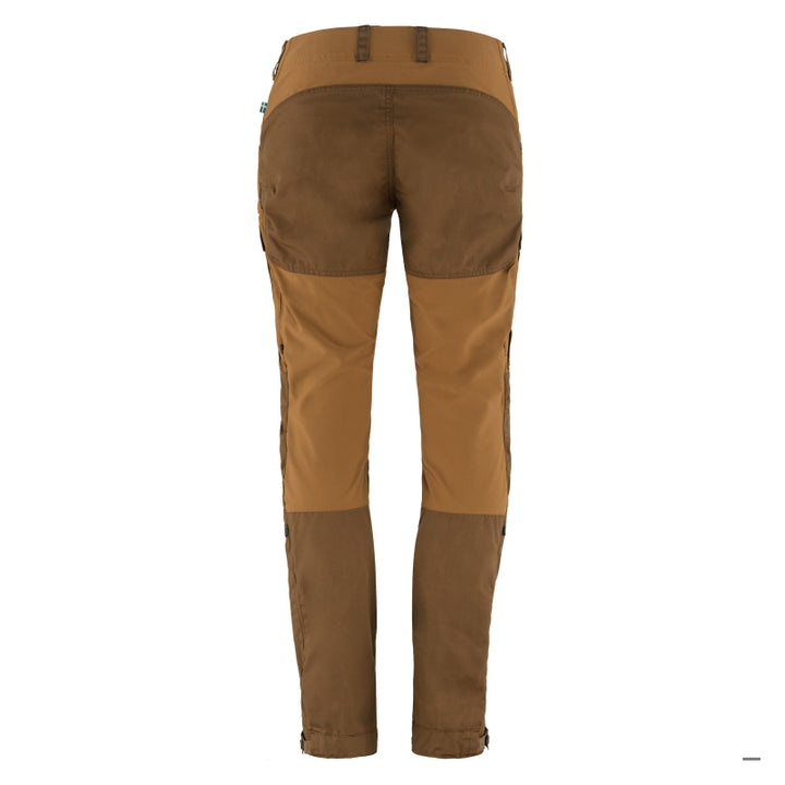 FJÄLLRÄVEN Pantalon Keb courbé pour femme Regular - Marron bois / Châtaigne 