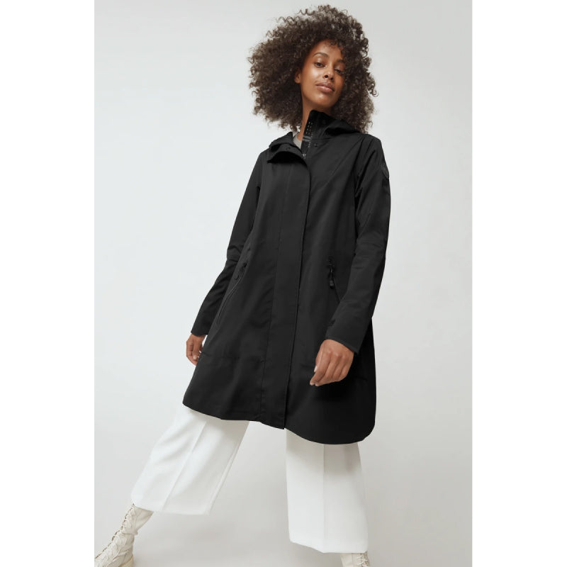 Canada Goose Women's Kitsilano Rain Jacket Black Label