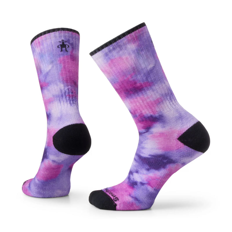 Smartwool Athletic Far Out Tie Dye Print Crew Socks