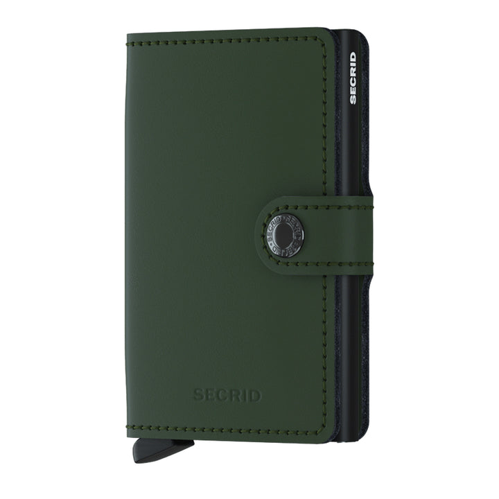 Secrid Mini Wallet - Matte Green / Black