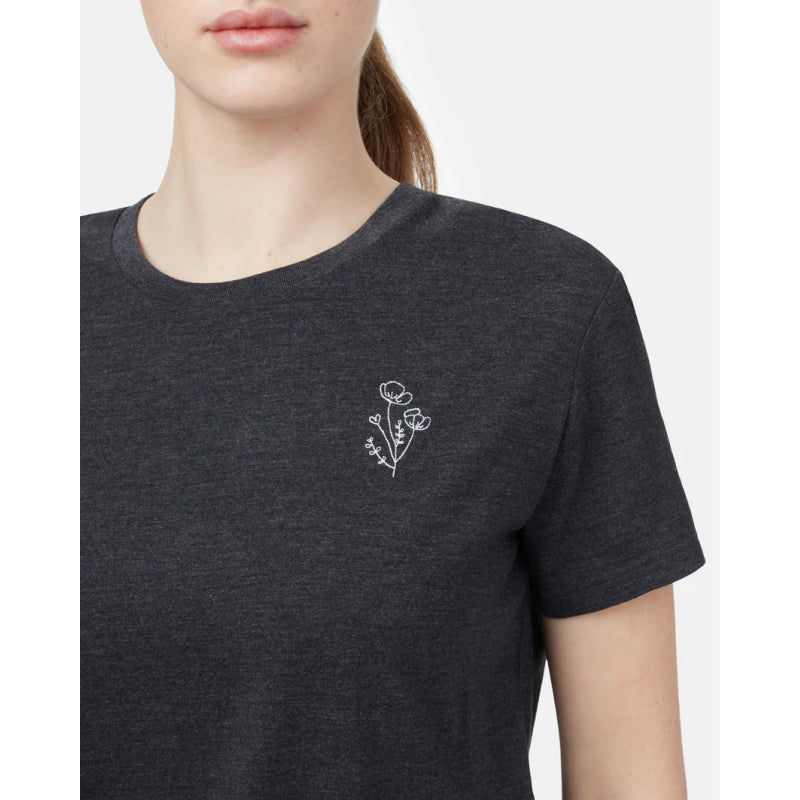 Tentree Women's Wildflower Embroidery T-Shirt