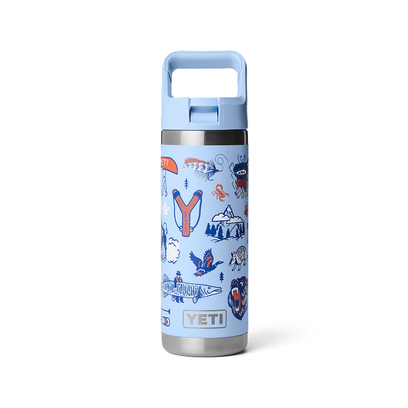 Yeti 18 oz Rambler Bottle with Straw Bottle