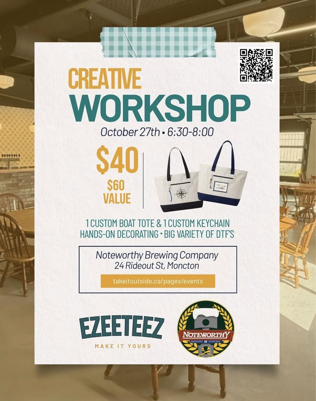 Ezeeteez x Noteworthy Brewing Co. Event Ticket