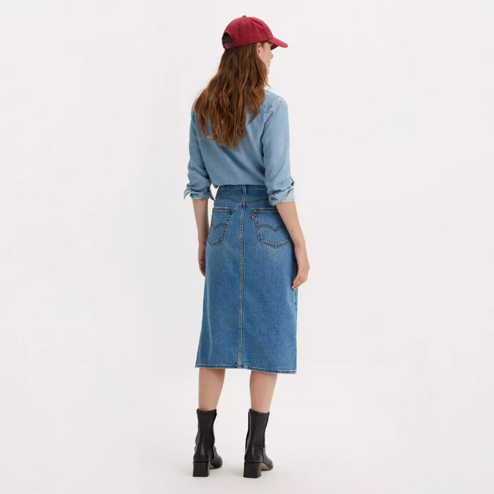 Levi's Side Slit Skirt