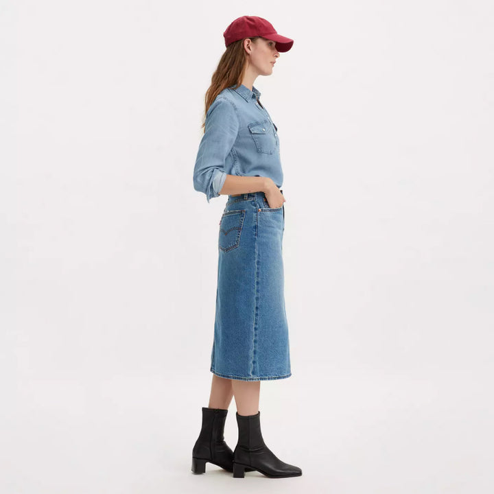 Levi's Side Slit Skirt