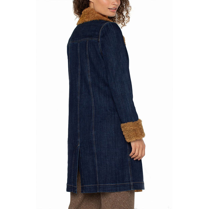 Liverpool Sherpa Trimmed Notch Collar Jacket