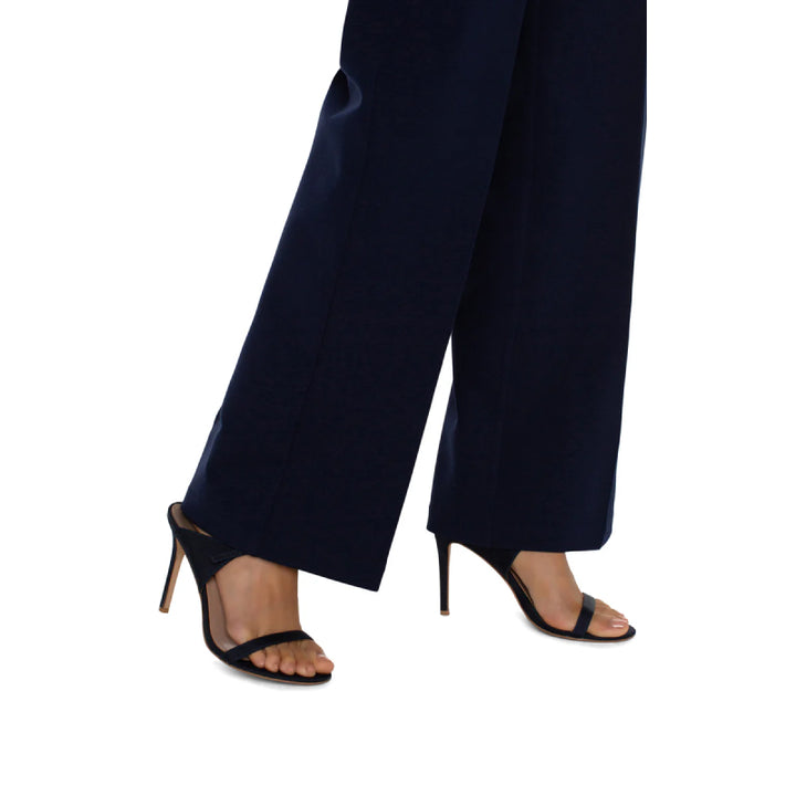 Liverpool Kelsey Wide Leg Trouser - Cadet Blue