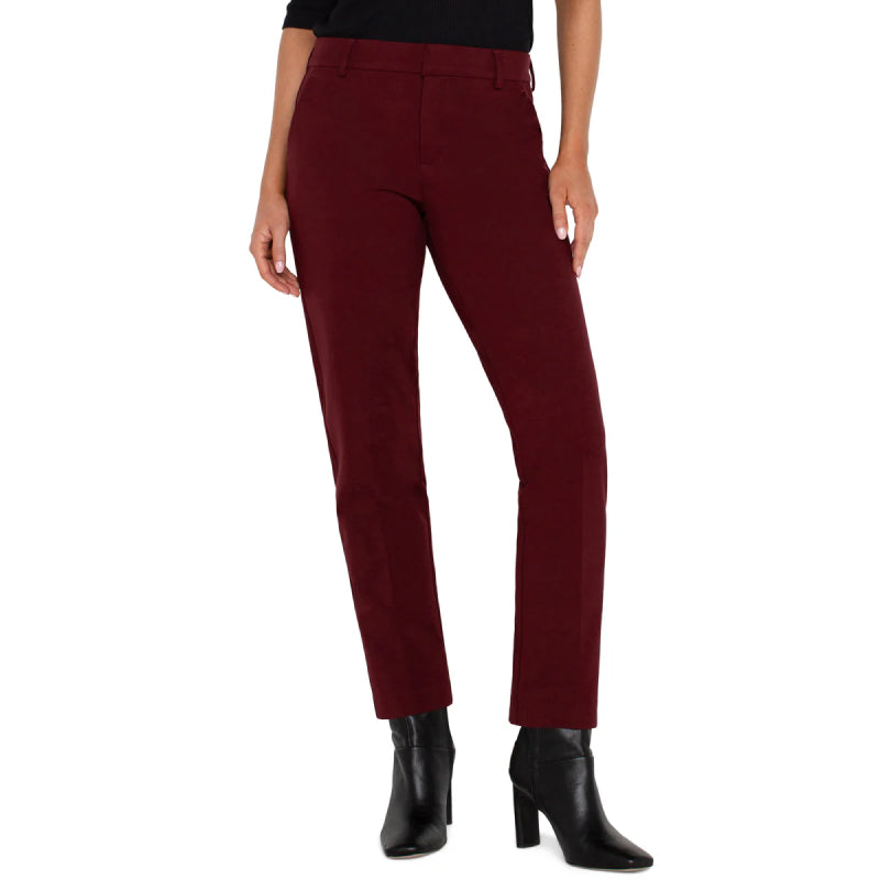 Liverpool Kelsey Knit Trouser - Bordeaux