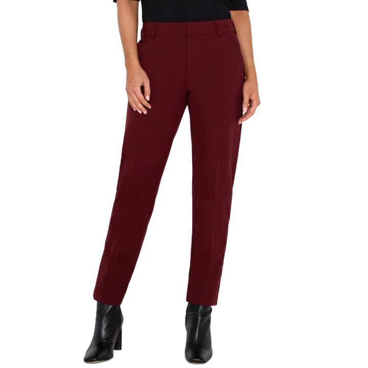 Liverpool Kelsey Knit Trouser - Bordeaux