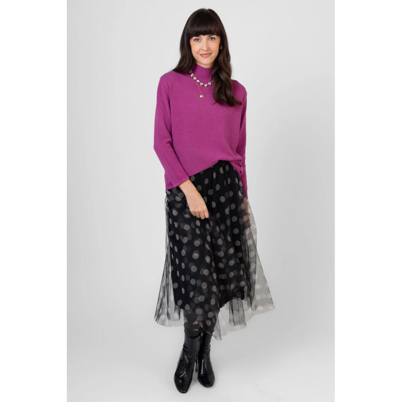 Me & Gee Pull On Tulle Dots Skirt