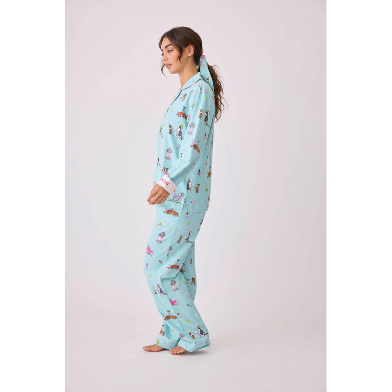 PJ Salvage Spaw Day Flannel PJ Set