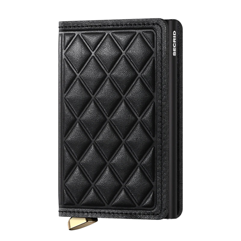 Secrid Slim Wallet Premium - Emboss Diamond Black
