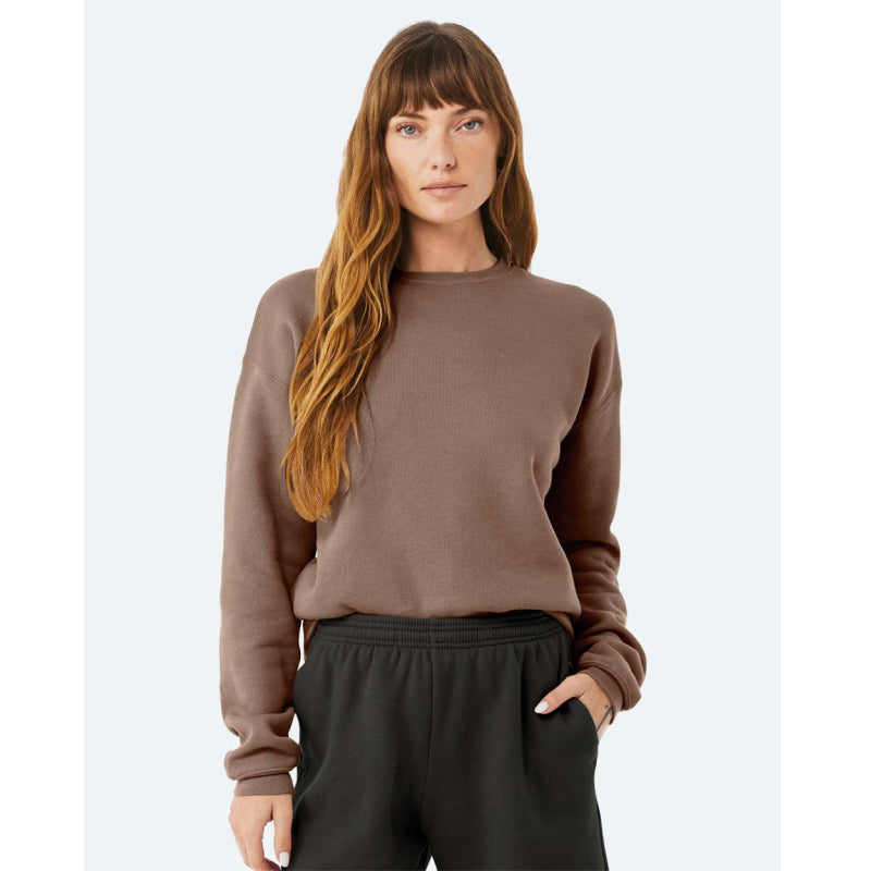 Ezeeteez Unisex Sponge Fleece Drop Shoulder Crewneck Sweatshirt