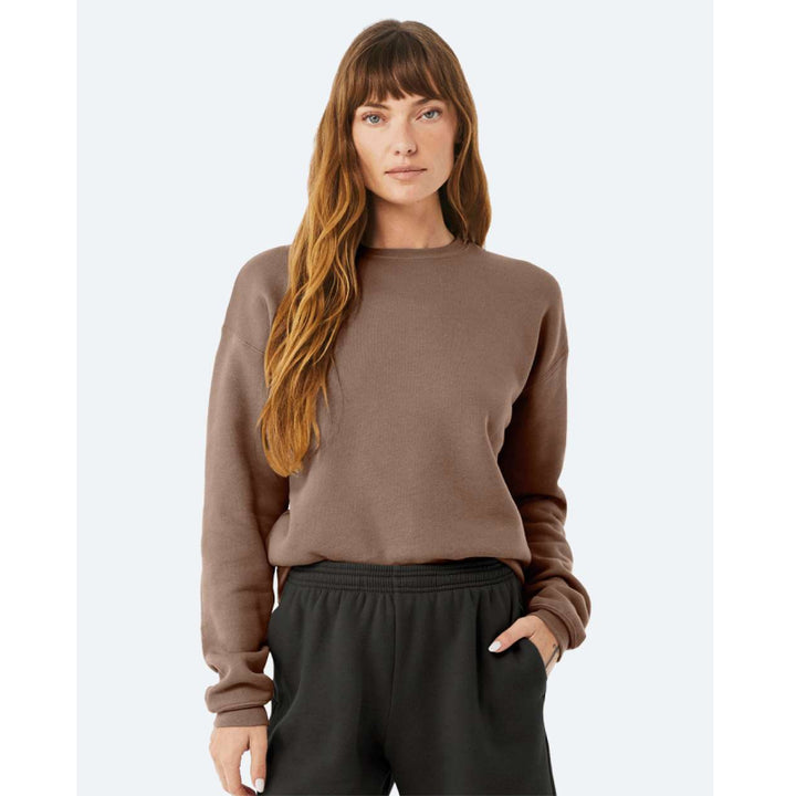 Ezeeteez Unisex Sponge Fleece Drop Shoulder Crewneck Sweatshirt