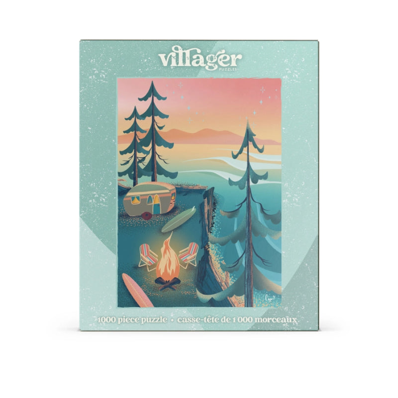 Villager Puzzles - Coastal Camping | 1000-Piece Puzzle