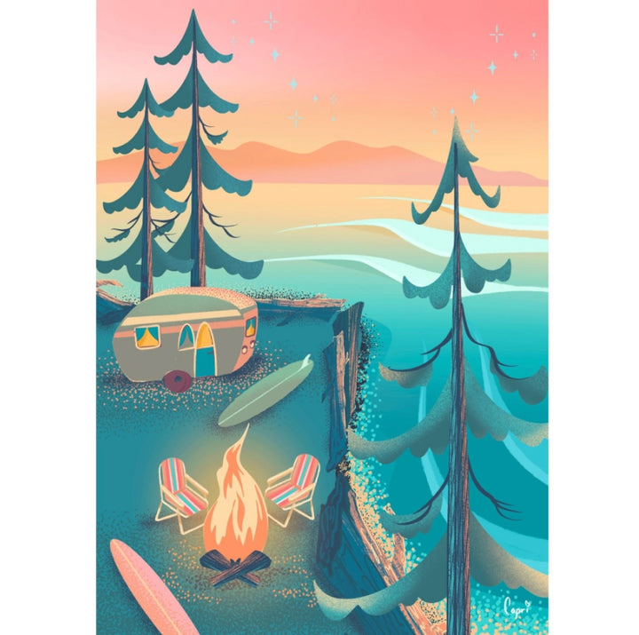 Villager Puzzles - Coastal Camping | 1000-Piece Puzzle