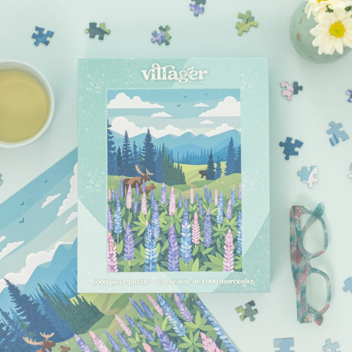 Villager Puzzles - Lupines Meadow | 1000-Piece Puzzle