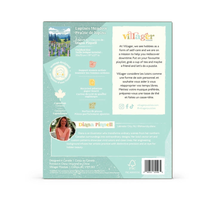 Villager Puzzles - Lupines Meadow | 1000-Piece Puzzle