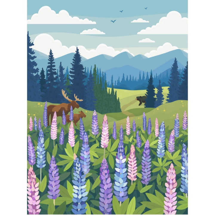 Villager Puzzles - Lupines Meadow | 1000-Piece Puzzle